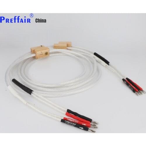 YTER Nordost Odin 2 7N silver plated speaker cable hi-end loudspeaker wire with Banana plug