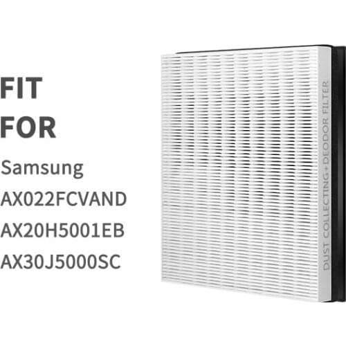 Replacement For Samsung CFX-A100SC AX022FCVAND AX20H5001EB AX30J5000SC Air Purifier HEPA Activated Carbon Composite Filter