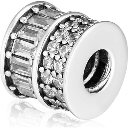 Fandola 925 Sterling Silver Shining Paths Charm Fits Bracelet Charms Jewelry Making Silver Pendant Necklace 925 pulseras mujer