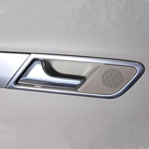 Inner Door Handle Frame Decoration Cover Trim 4Pcs For Meredes Benz R Class W251 R320 300 350 400 2010-2018 Stainless Steel