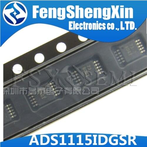 5pcs/lot ADS1115IDGSR ADS1115IDGS ADS1115 BOGI MSOP10 Analog-to-digital conversion chip