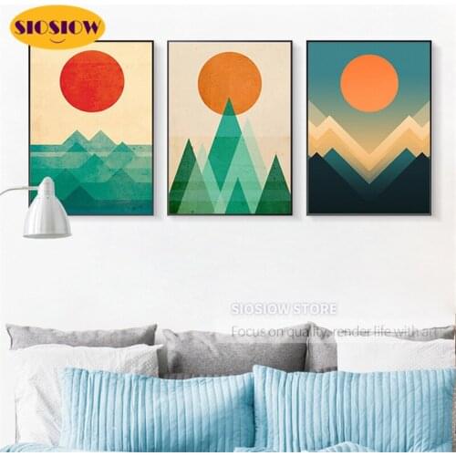 5d Diy Sun Mountain Diamond Painting Crystal Full Drill Square Daimond Mosaic Paintings Embroidery 3d Abstract Modern Decoration