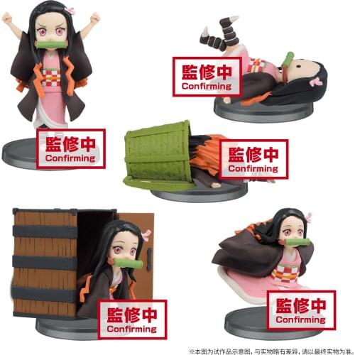 7cm Demon Slayer Anime Figure GK cute Kamado Nezuko Toy Model Kid Collection Gift