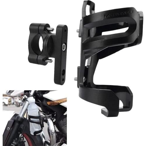 FOR KAWASAKI YAMAHA Honda Crash Bar Water Bottle Motorbike Guard Drinking Cup Bracket Holder Motorcycle Bike Accessories