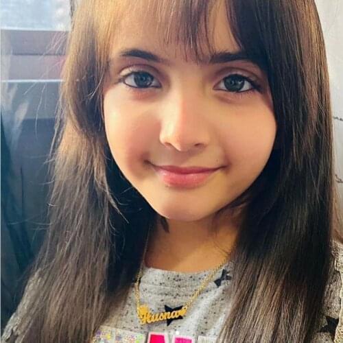 Kid Custom Name Necklace With Butterfly Crown For Gril Boy Personalized Letter Numbers Choker Children Necklace Brithday Gifts