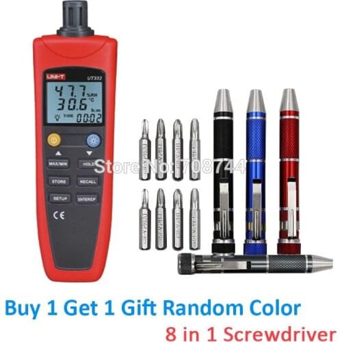 Diagnostic-tool Power Saving Mode UNI-T UT332 Digital Thermo-Hygrometer Temperature Humidity Moisture Meter Sensor