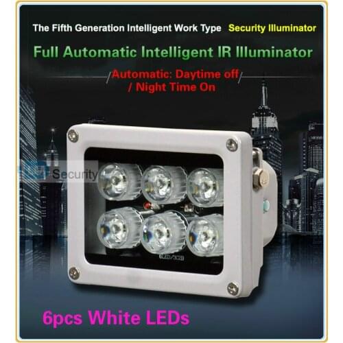 Lihmsek Free shipping Array IR illuminator infrared lamp 6pcs ArrayLed IR Light Outdoor Waterproof for CCTV Camera