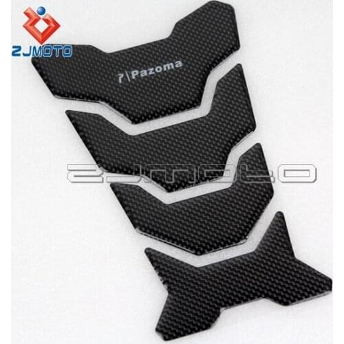 Motorcycle Oil Tank Stick Decal Pad Carbon Fiber Tank Sticker Decal Tank Protector Pad Sticker Suitable to Honda BMW 21X13CM