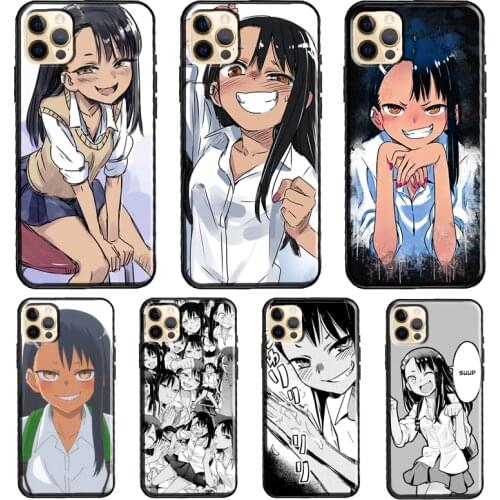 Nagatoro San Anime Soft Cover For iPhone 11 12 Pro Max XS XR X 12 mini SE 2020 5S 6S 7 8 Plus Phone Case