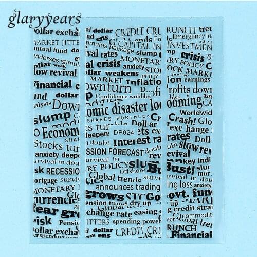 2019 New Beauty Women Manicures Tool 1pc Black Gold Nail Art Sticker English Letter Element Nail Wrap Sticker DP024 Nail Sticker