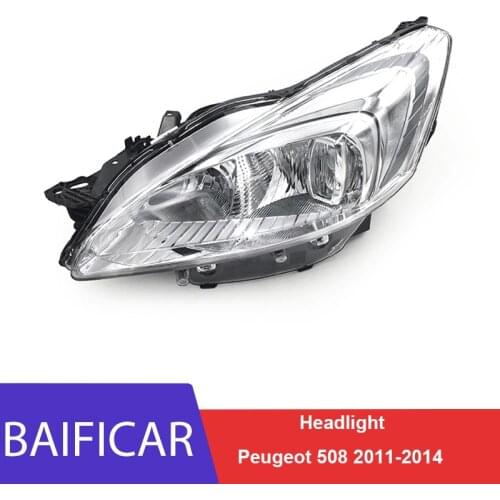 Baificar Brand New Genuine Headlight Assembly Steering Lampshade Headlight Lamp Housing For Peugeot 508 2011-2014
