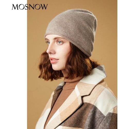 European and American autumn and winter warm wool single-layer rolled brim pullover hat, raccoon fur ball woolen knit hat