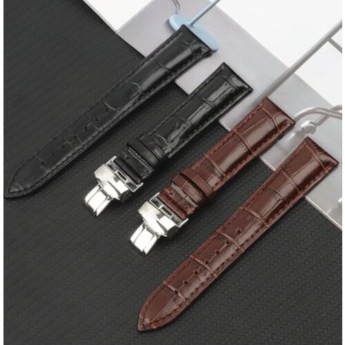 Brand Genuiue Calf Leather Watchband For Omega strap Watch band Classic Business Style Man At150 20mm with Tools