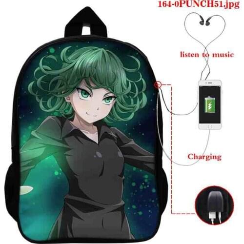 Mochila School Bag for Boys 3D Print Backpack Women Travel Bagpack Rugzak Plecak Back To School Men ONE PUNCH-MAN Print Backpack