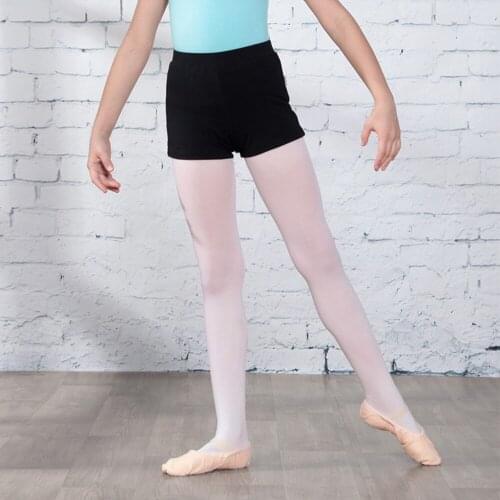 Girls Elastic Waistband Shorts Bottoms Kids Summer Dancewear Boy-cut Shorts for Dance Sports Gymnastic Adult Woman Fit