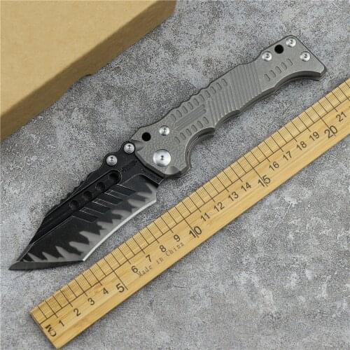 T-1 series heavy manual tactical pocket knife A8 blade with titanium alloy handle camping hunting outdoor survival knife EDC too