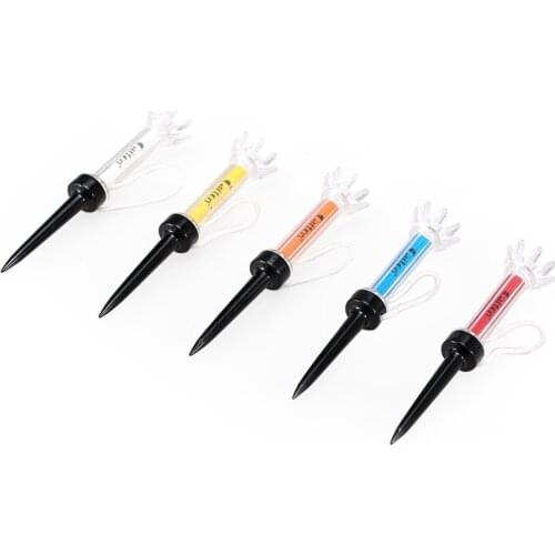 5PCS/Set 360 Degree Golf Tees 79mm/90mm Plastic Golf Tee Training Ball Tee Golfe Magnetic Golf Ball Holder Golf Accessories