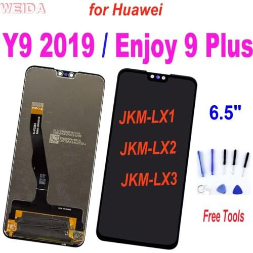 6.5" Original LCD For Huawei Y9 2019 LCD Display Touch Screen Digitizer Assembly for Huawei ENJOY 9 Plus JKM-LX1 JKM-LX2 Display