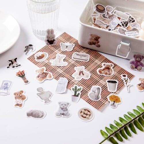 40 Pcs Creative Cute Cartoon Mini Paper Sticker Decoration Diy Ablum Diary Scrapbooking Label Sticker Kawaii Stationery