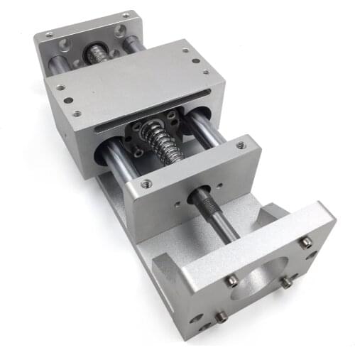 Electric Sliding Table SFU1605 L-400mm Ballscrew Linear Guides Cross Slide with Stepper Motor Base CNC Milling Machine