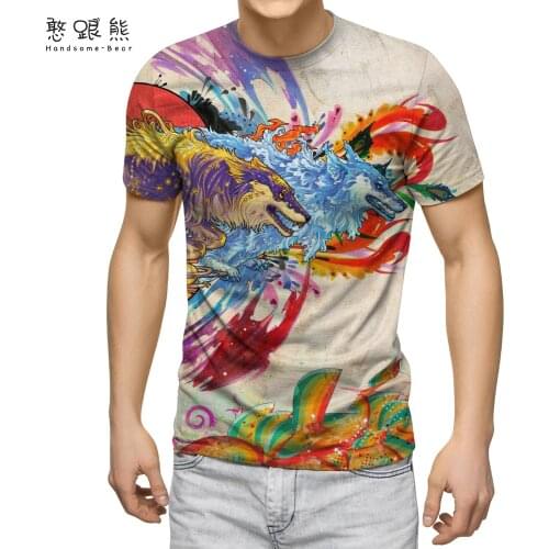 Summer logo T-shirt 2021 mens and womens anime British street culture T-shirt version plus size top