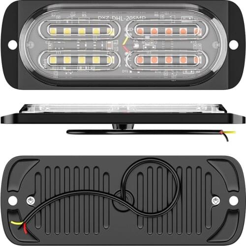 Pickup fork truck new side light flash light 20LED side light truck stroboscopic warning light 12V-24V