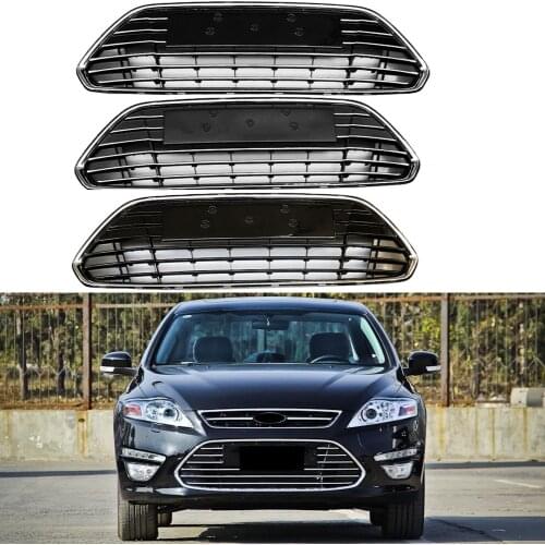 Car Front Center Grille Lower Grill Bumper Cover Fit For Ford Mondeo 2011 2012 2013 2014