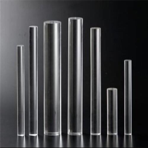 Transparent Acrylic Bar Solid Plexiglass Stick Rolling Pins Industry PMMA Rolling Roller Bar DIY Tools Rod Jewelry Holder Stand