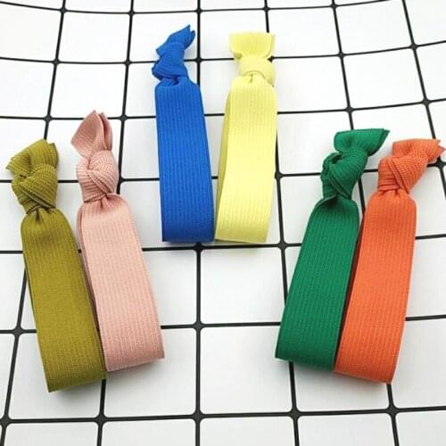 6pcs Candy Color Girls Hair Bands Headbands Scrunchies Elastic Ponytail Holder Tie Gum Rings Girls Hair Accessories Headwear