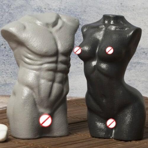 3D Body Silicone Molds DIY Aromatherapy Gypsum Candle Soap Mould Candle Making Art Craft Concrete Cement Clay Plaster Mold Tools