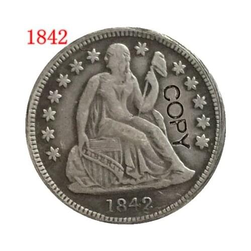 USA 1842 P,O Seated Liberty Dime COPY COINS