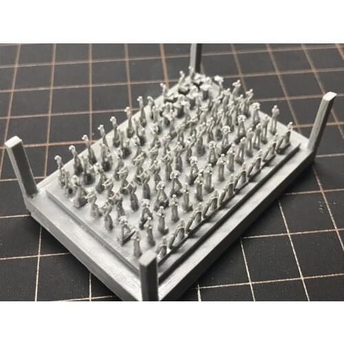 Military model accessory resin figures 1/350 germany navy marines working crews soldiers model 115pcs