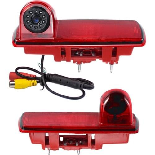 Rear 1000tvl Cvbs Back View Car Reversing Infrared 170-degree Stop Lamp Brake Light Camera For Opel Vivaro Renault Trafic 2014