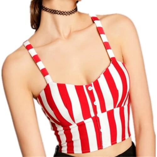 2019 Women Female Slimming Movement Striped Top Sexy Cropped Tops Tank Elasticity Women Feminino Bustier Crop Top Cami Tank Top