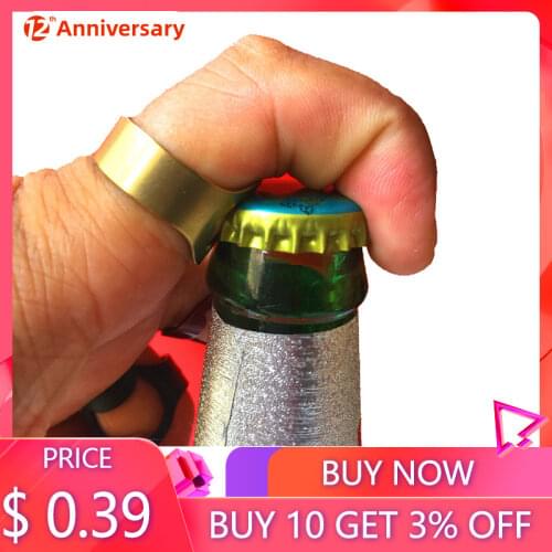 1pcs 22mm Mini Can Opener Stainless Steel Bottle Opener Ring-shape Bottle Beer Cap Opening Remover Kitchen Gadgets Bar Tools