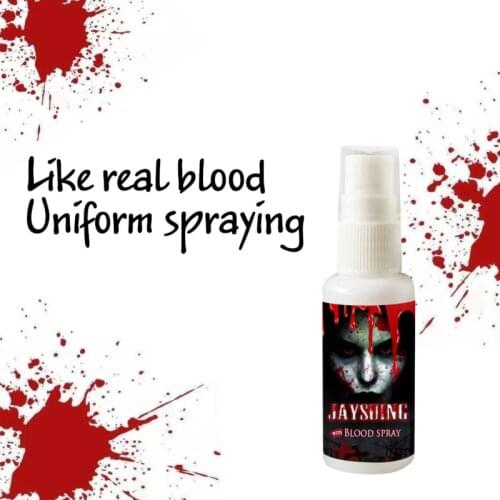 1 Pcs Halloween Makeup Fake Blood Spray Face Body Paint Wounds Scars Bruises Cosplay Party Vampire Cosplay Decorations Supplies