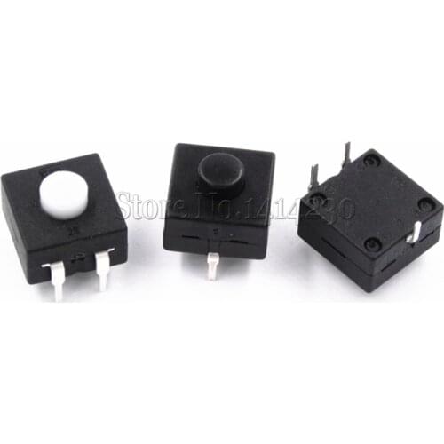 10PCS Double Row Vertical LED flashlight switch 3pins ON-ON-OFF 12*12 213BS