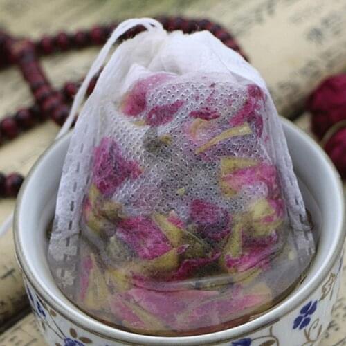 100Pcs/pack Disposable Tea bags Non-woven Fabrics Tea Infuser Herbal Filter Strainer