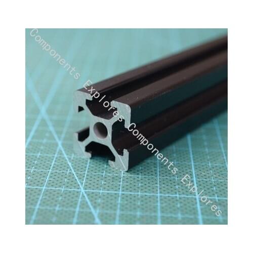 303mm 2020 Black Al profiles for HyperCube 3D printer,4pcs/lot