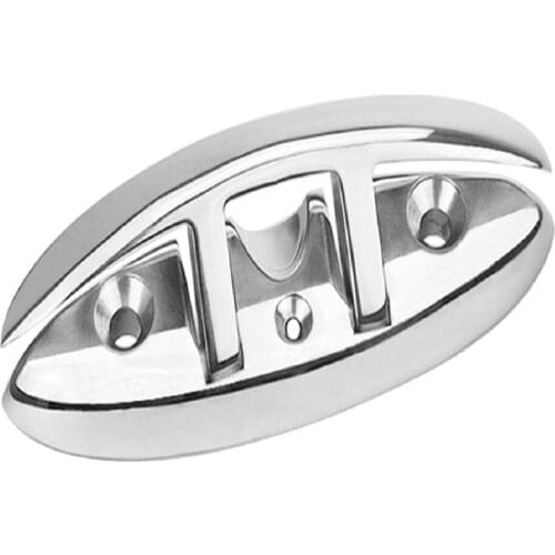 316 Stainless Steel Mooring Cleat 6inch ( Flip Up) For Marine /Boat /Yacht