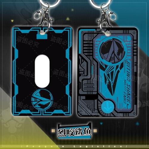 Anime Kamen Rider Zero-One 01 Hiden Aruto Campus ID Card Case Student ID Bus Bank Keychain Pendant Cosplay Props 10x6cm