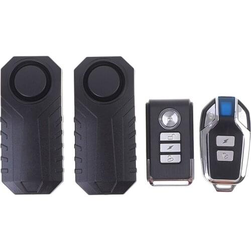 Wireless Anti-Theft Alarm with Remote Waterproof Security Alarm Vibration Sensor for Bikes, Electric Bike, Motorcycles, Scooter