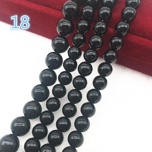 NEW 6/8/10mm Natural Stone Lazuli Agat Thick Loose Beads For DIY Making Bracelet Jewelry Necklace #18