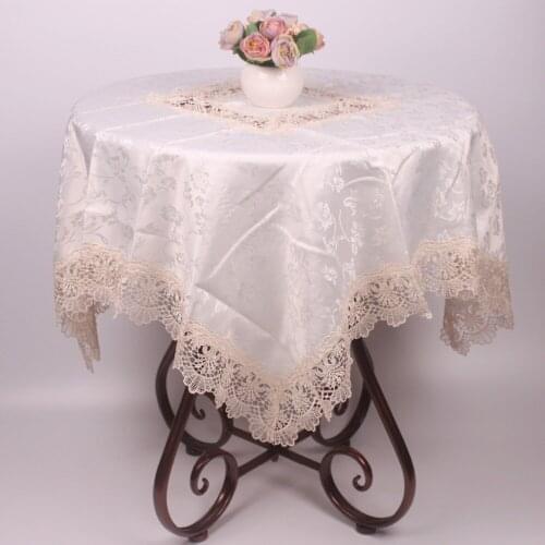 CURCYA Satin Tablecloths On The Table