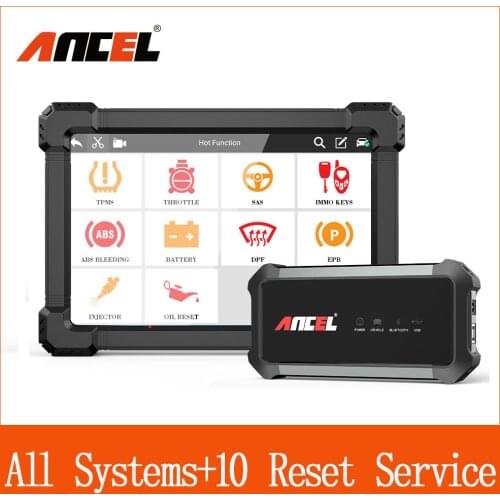 Ancel X7 OBD2 Scanner WIFI Full System Multi-brand Diagnosis Auto Diagnostic Tools ABS TPMS Oil 10 Reset Code Reader Free Update