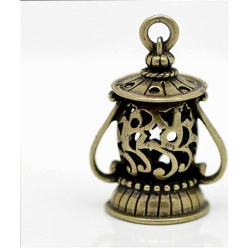 DoreenBeads Antique Bronze Flower Lantern Charms Pendants 29x20mm(1-1/8"x3/4"), sold per packet of 10 (B16653), yiwu