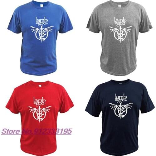 Lamb of God T Shirt Album Wrath Tshirt Skeleton American Heavy Metal Band Fashionable 100% Cotton Crew Neck Tee Tops
