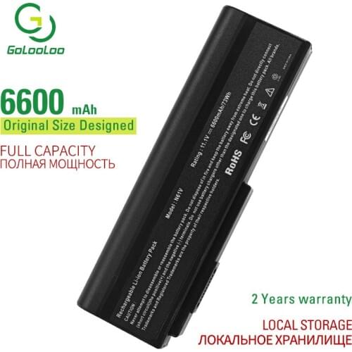Golooloo 9 Cells A32-M50 A32-N61Laptop Battery for Asus G50 M50 M60 N43 N53 N61 X55 X57 X64 Series A32-X64 A33-M50 L062066