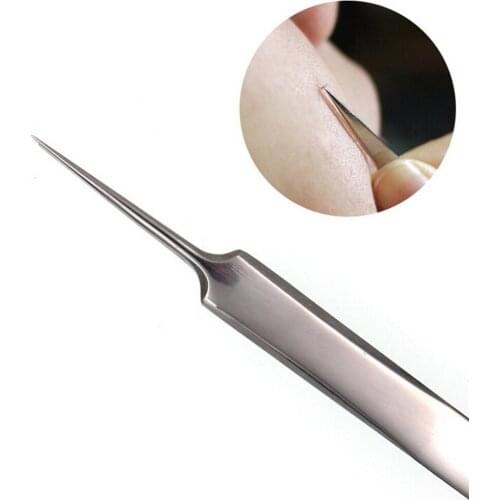 Stainless Steel Acne Removing Needles Acne Blackhead Cell Tweezer Makeup Tool