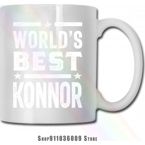 Konnor Personalized Name Birthday Gift mug cup tazas